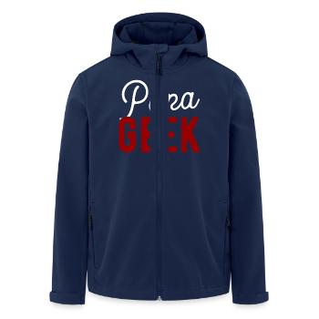 Papa geek cadeau - Veste softshell homme en polyester recyclé Stanley/Stella - marine - Devant - AI Model Male 185 light (185cm)