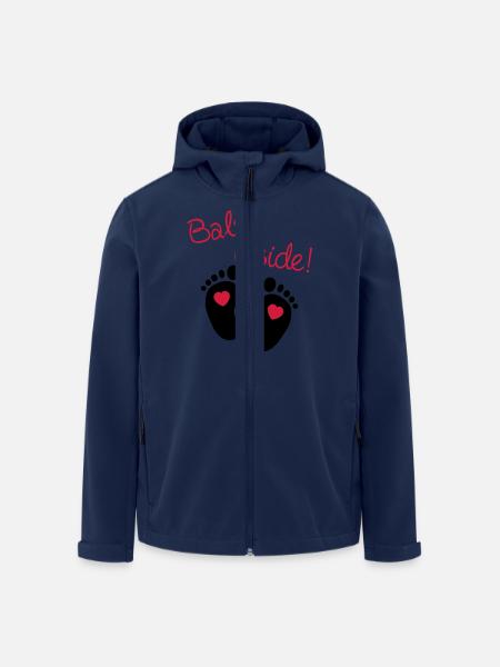 Baby Inside - Veste softshell homme en polyester recyclé Stanley/Stella - marine
