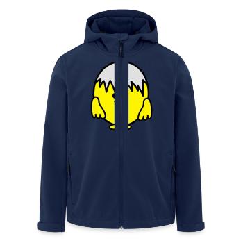 kuecken1 - Recycelte Männer Softshell-Jacke von Stanley/Stella - Navy - Vorne - AI Model Male 185 light (185cm)