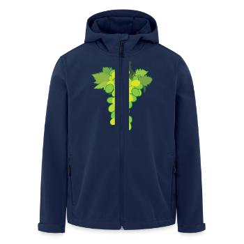 Raisin blanc - Veste softshell homme en polyester recyclé Stanley/Stella - marine - Devant - AI Model Male 185 light (185cm)