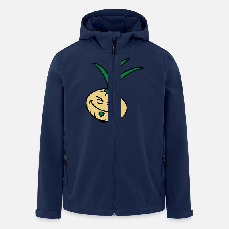 Funny Onion - Recycelte Männer Softshell-Jacke von Stanley/Stella - Navy