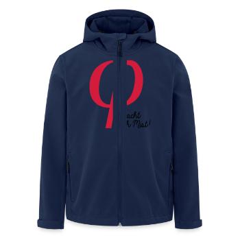 klein phi macht auch Mist - Recycelte Männer Softshell-Jacke von Stanley/Stella - Navy - Vorne - AI Model Male 185 light (185cm)