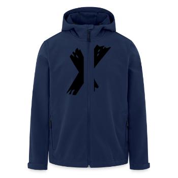X - Men’s Recycled Softshell Jacket by Stanley/Stella - navy - Front - AI Model Male 185 light (185cm)