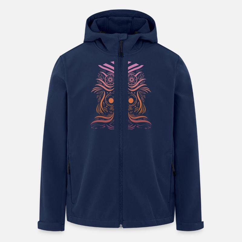 Stylish Skull - Recycelte Männer Softshell-Jacke von Stanley/Stella - Navy