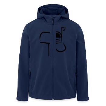 Boîte aux lettres - Veste softshell homme en polyester recyclé Stanley/Stella - marine - Devant - AI Model Male 185 light (185cm)