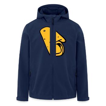 crêpe galette saucisse snack pita - Veste softshell homme en polyester recyclé Stanley/Stella - marine - Devant - AI Model Male 185 light (185cm)