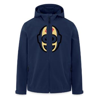 Tête Chauve Avec Baiser Sur Front (3C) - Veste softshell homme en polyester recyclé Stanley/Stella - marine - Devant - AI Model Male 185 light (185cm)