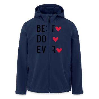 Chien - Veste softshell homme en polyester recyclé Stanley/Stella - marine - Devant - AI Model Male 185 light (185cm)