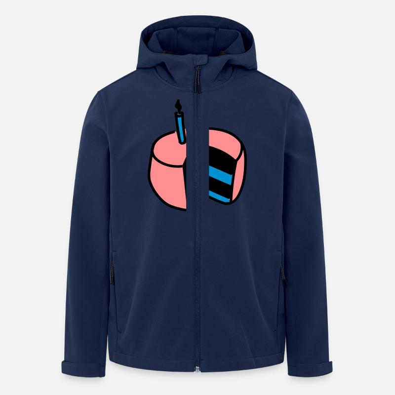 Torte - Recycelte Männer Softshell-Jacke von Stanley/Stella - Navy