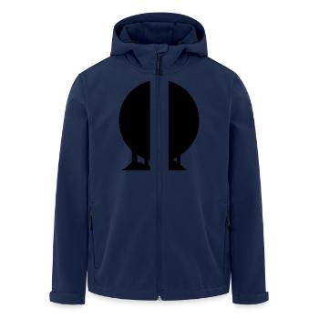 japan_gate_02 - Recycelte Männer Softshell-Jacke von Stanley/Stella - Navy - Vorne - AI Model Male 185 light (185cm)