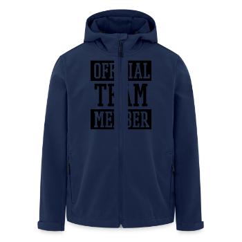 Official Team Member - Veste softshell homme en polyester recyclé Stanley/Stella - marine - Devant - AI Model Male 185 light (185cm)