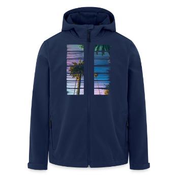 palmier - Veste softshell homme en polyester recyclé Stanley/Stella - marine - Devant - AI Model Male 185 light (185cm)