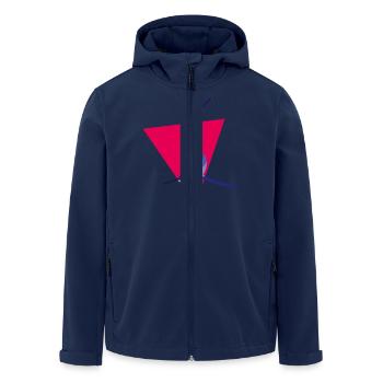 Alopien 2 - Recycelte Männer Softshell-Jacke von Stanley/Stella - Navy - Vorne - AI Model Male 185 light (185cm)