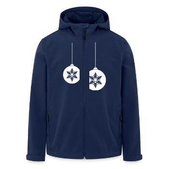 Boule de Noël étoile 2 - Veste softshell homme en polyester recyclé Stanley/Stella - marine - Devant - AI Model Male 185 light (185cm)
