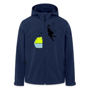 Frais d’arriéré - Veste softshell homme en polyester recyclé Stanley/Stella - marine - Devant - AI Model Male 185 light (185cm)
