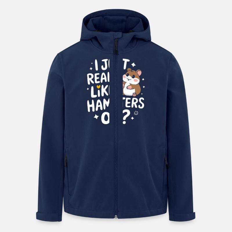 Hamster - Recycelte Männer Softshell-Jacke von Stanley/Stella - Navy