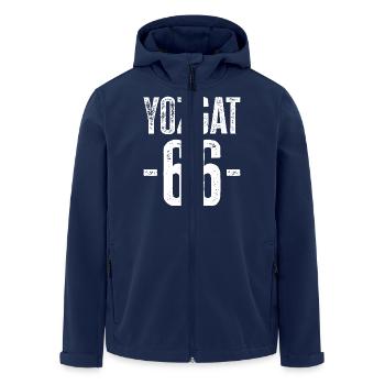Yozgat 66 – Histoire et culture de la Türkiye - Veste softshell homme en polyester recyclé Stanley/Stella - marine - Devant - AI Model Male 185 light (185cm)