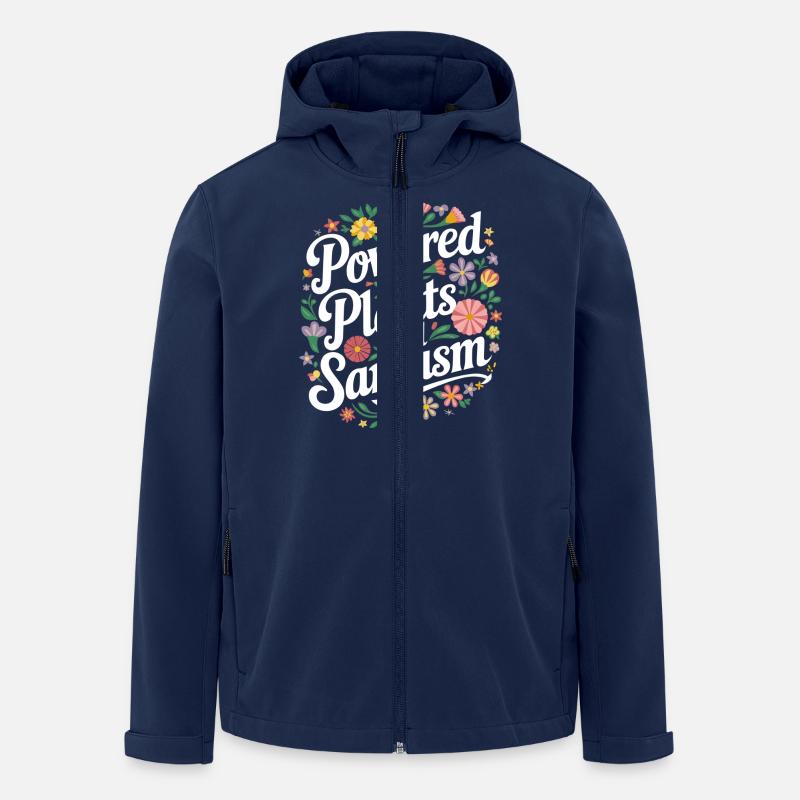 Végétarien Végétalien Végétarien Végétarien - Veste softshell homme en polyester recyclé Stanley/Stella - marine