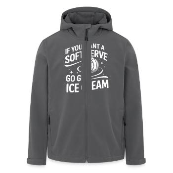 Joueurs de volley-ball Joueurs de beach-volley - Veste softshell homme en polyester recyclé Stanley/Stella - charbon - Devant - AI Model Male 185 light (185cm)