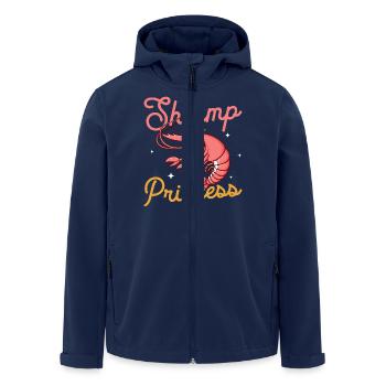 Shrimp Princess Shrimp Lover Seafood - Men’s Recycled Softshell Jacket by Stanley/Stella - navy - Front - AI Model Male 185 light (185cm)