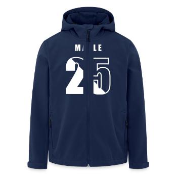 Malle 2025 Trikot - Recycelte Männer Softshell-Jacke von Stanley/Stella - Navy - Vorne - AI Model Male 185 light (185cm)