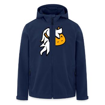 cheval mignon poney poulain cheval fille cheveux longs - Veste softshell homme en polyester recyclé Stanley/Stella - marine - Devant - AI Model Male 185 light (185cm)