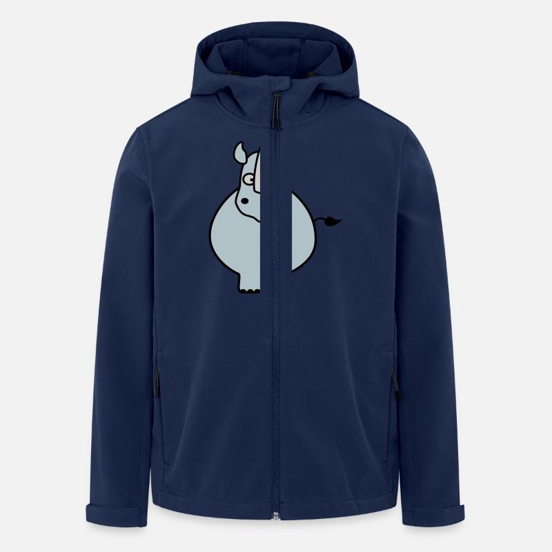 Rhino - Veste softshell homme en polyester recyclé Stanley/Stella - marine