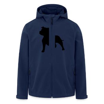 Staffie - Veste softshell homme en polyester recyclé Stanley/Stella - marine - Devant - AI Model Male 185 light (185cm)