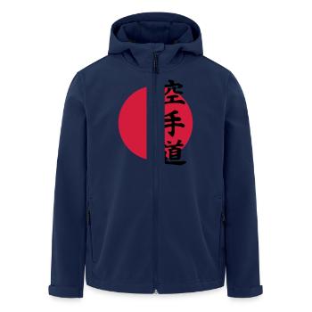 karaté - Veste softshell homme en polyester recyclé Stanley/Stella - marine - Devant - AI Model Male 185 light (185cm)