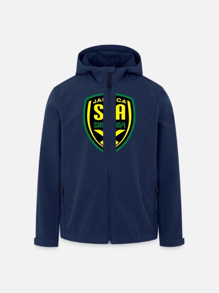 Ska Wappen_2 - Men’s Recycled Softshell Jacket by Stanley/Stella - navy