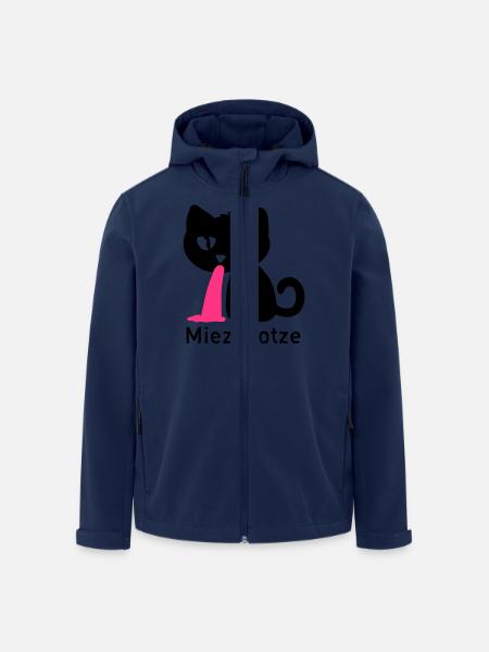 Miezekotze - Recycelte Männer Softshell-Jacke von Stanley/Stella - Navy