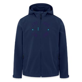 J'peux pas j'ai piscine - Veste softshell homme en polyester recyclé Stanley/Stella - marine - Devant - AI Model Male 185 light (185cm)