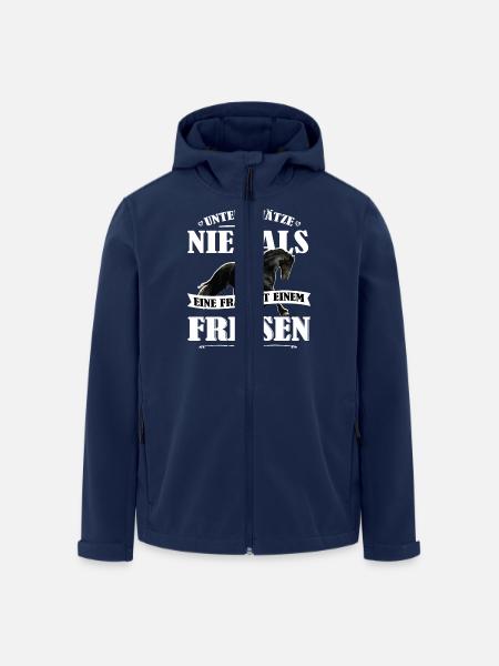 UN Friesen - Recycelte Männer Softshell-Jacke von Stanley/Stella - Navy