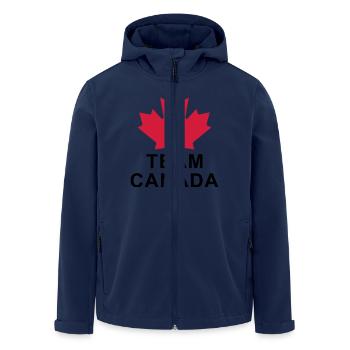 Team Kanada Design - Veste softshell homme en polyester recyclé Stanley/Stella - marine - Devant - AI Model Male 185 light (185cm)