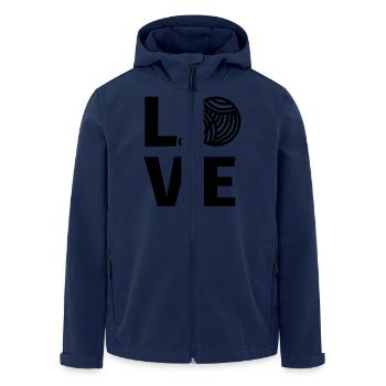 Tricot - Veste softshell homme en polyester recyclé Stanley/Stella - marine - Devant - AI Model Male 185 light (185cm)