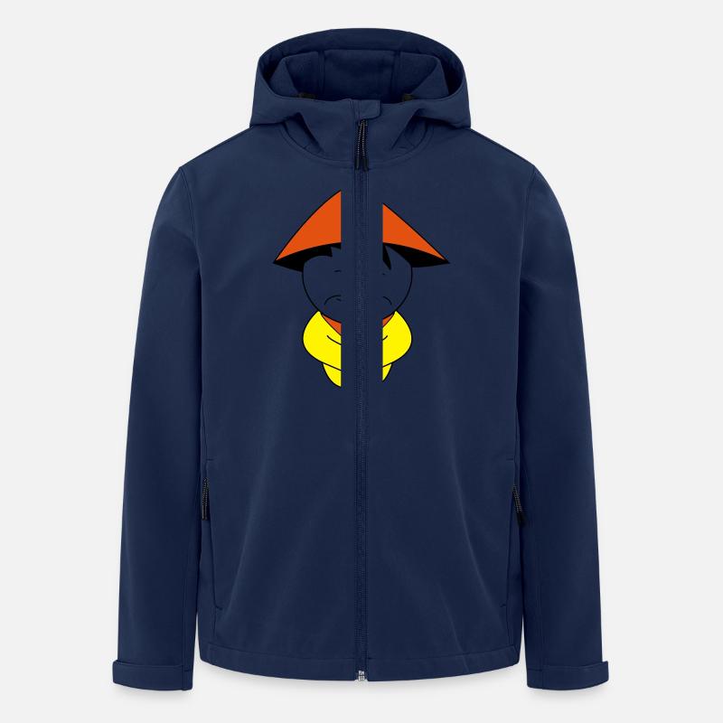 chinese - Men’s Recycled Softshell Jacket Discoverer by Stanley/Stella - navy