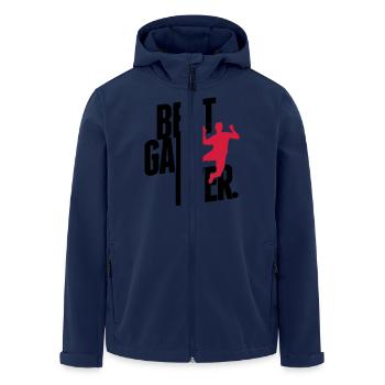 best game ever - handball - Recycelte Männer Softshell-Jacke von Stanley/Stella - Navy - Vorne - AI Model Male 185 light (185cm)