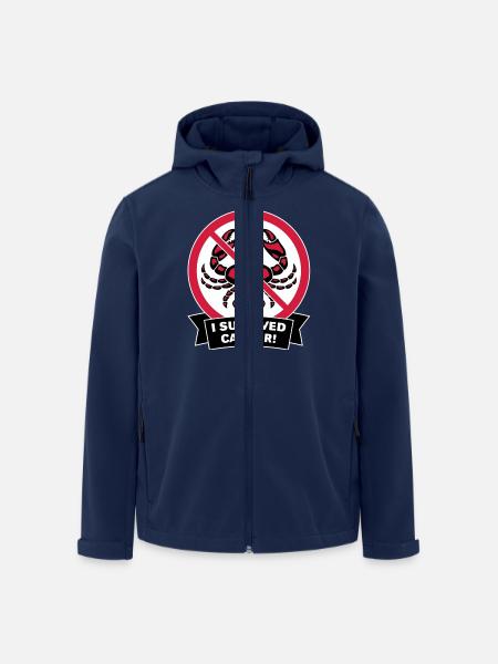 I survived cancer! (3C) - Men’s Recycled Softshell Jacket by Stanley/Stella - navy