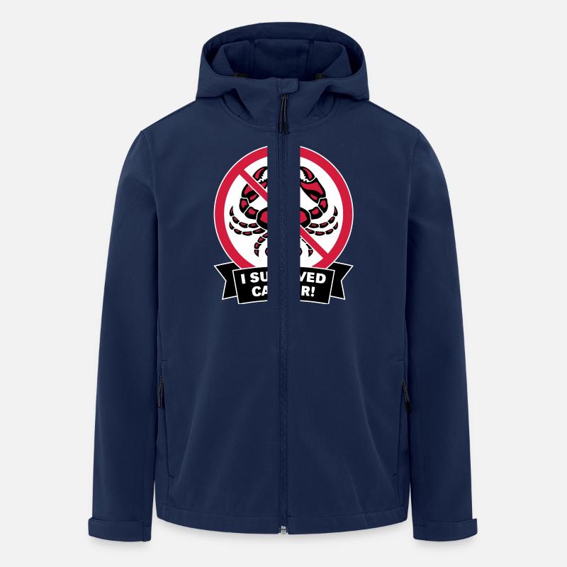 I survived cancer! (3C) - Recycelte Männer Softshell-Jacke von Stanley/Stella - Navy
