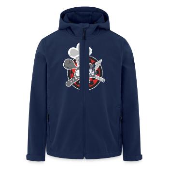 cook_skull_dd_used - Veste softshell homme en polyester recyclé Stanley/Stella - marine - Devant - AI Model Male 185 light (185cm)