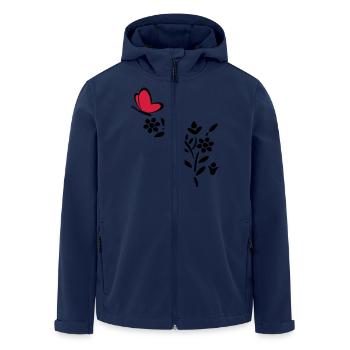 Usine de coeur de papillon - Veste softshell homme en polyester recyclé Stanley/Stella - marine - Devant - AI Model Male 185 light (185cm)