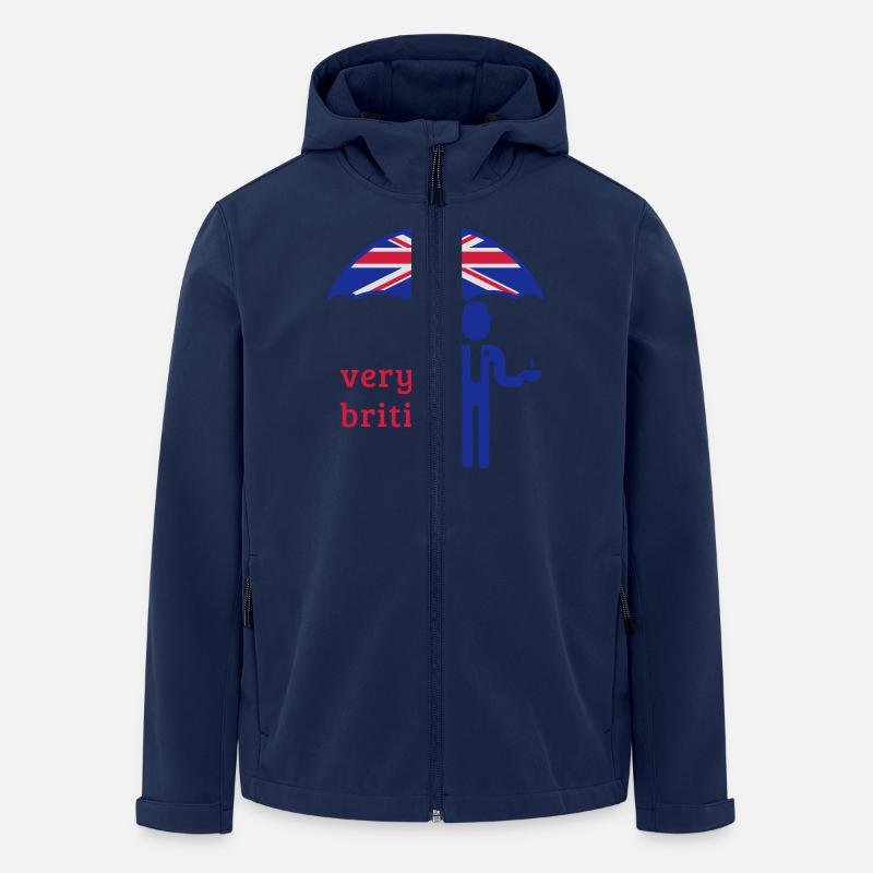 Very British (3C) - Recycelte Männer Softshell-Jacke von Stanley/Stella - Navy