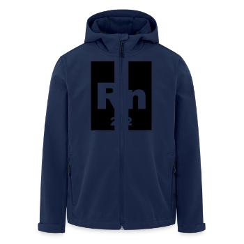 Element 86 - rn (radon) - Short-inv - Recycelte Männer Softshell-Jacke von Stanley/Stella - Navy - Vorne - AI Model Male 185 light (185cm)