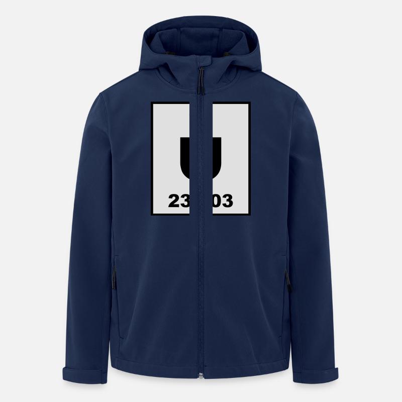 Uranium (U) (element 92) - Men’s Recycled Softshell Jacket by Stanley/Stella - navy