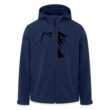 Passage - Veste softshell homme en polyester recyclé Stanley/Stella - marine - Devant - AI Model Male 185 light (185cm)