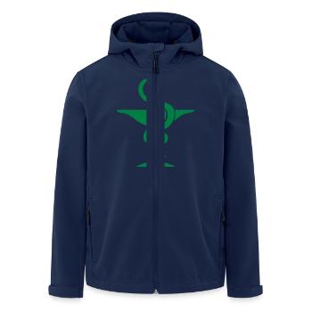 pharmacien coupe serpent pharmacie - Veste softshell homme en polyester recyclé Stanley/Stella - marine - Devant - AI Model Male 185 light (185cm)