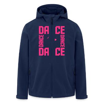 Dance - Recycelte Männer Softshell-Jacke von Stanley/Stella - Navy - Vorne - AI Model Male 185 light (185cm)