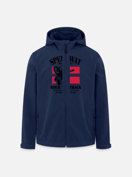 speedway - Denmark - Recycelte Männer Softshell-Jacke von Stanley/Stella - Navy