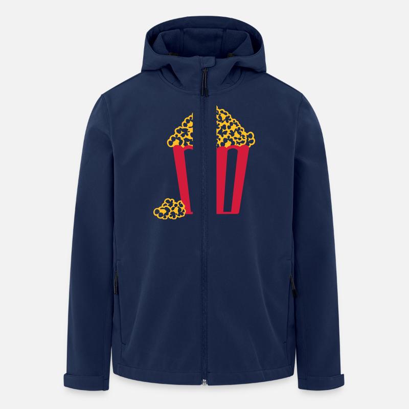Popcorn - Recycelte Männer Softshell-Jacke von Stanley/Stella - Navy
