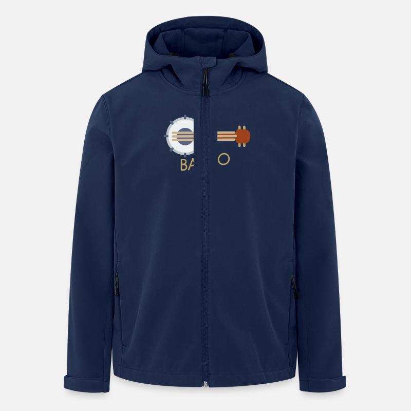 Banjo - Banjo - Men’s Recycled Softshell Jacket by Stanley/Stella - navy